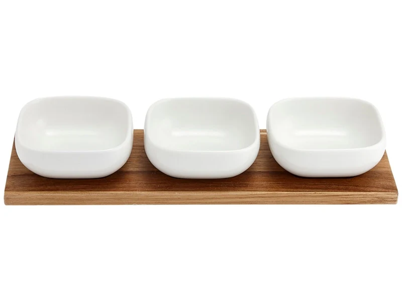 ladelle ESSENTIALS Schalenset 4tlg. weiss