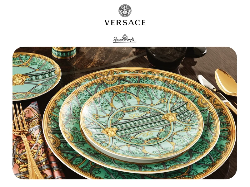 Versace La Scala del Palazzo Verde Platte 33 cm
