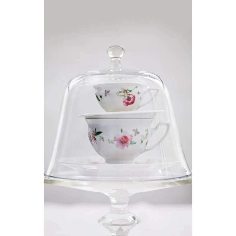Rosenthal Maria Pink Rose Kaffeetasse 2tlg.