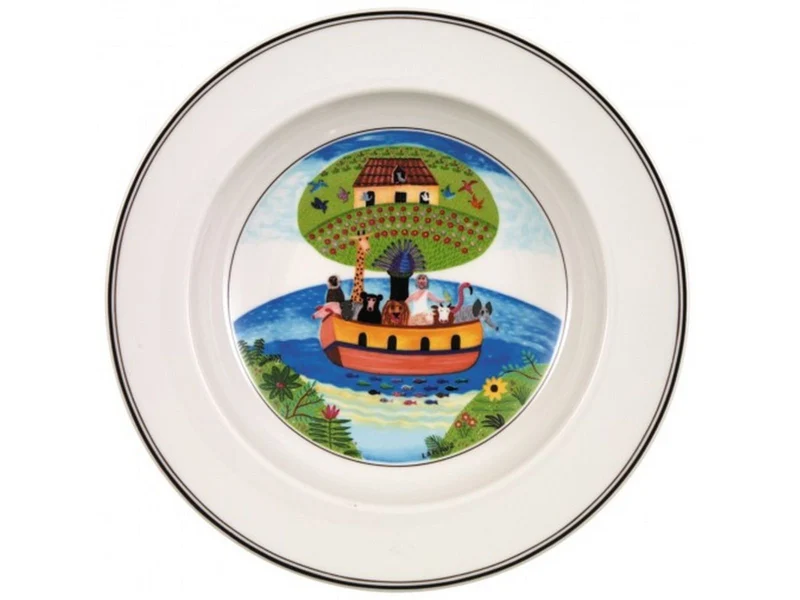Villeroy & Boch Design Naif Suppenteller Arche Noah 21 cm