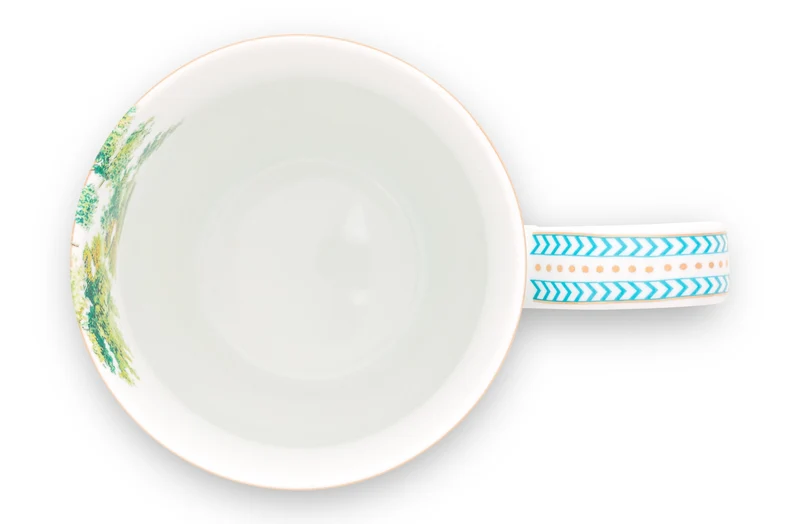 PIP STUDIO Jolie Heron Becher mit Henkel XL 0,45 l