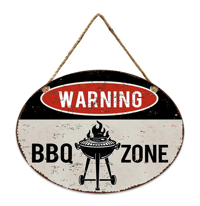 Wandhänger Metall 34x25cm Grillzone