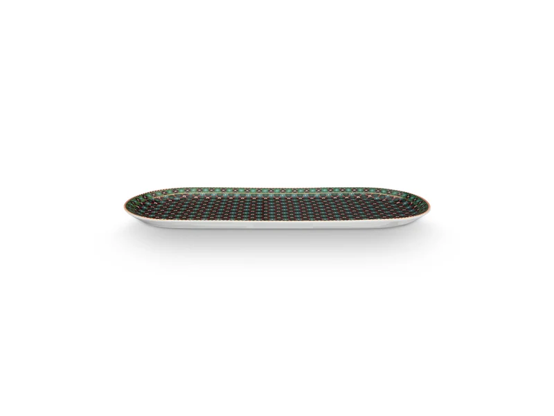 PIP STUDIO Berry Blues Kuchenplatte clover green 33x15,5cm