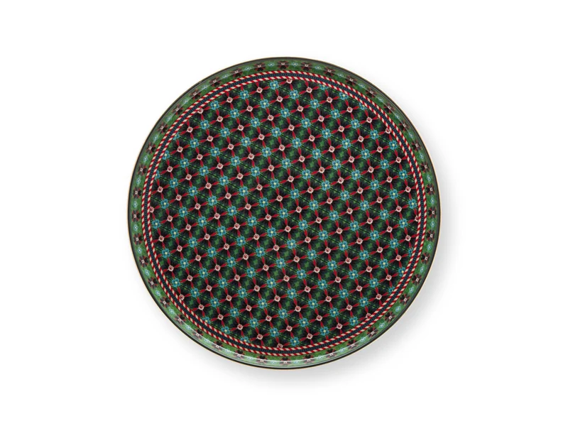PIP STUDIO Berry Blues Tortenplatte klein clover green 21cm