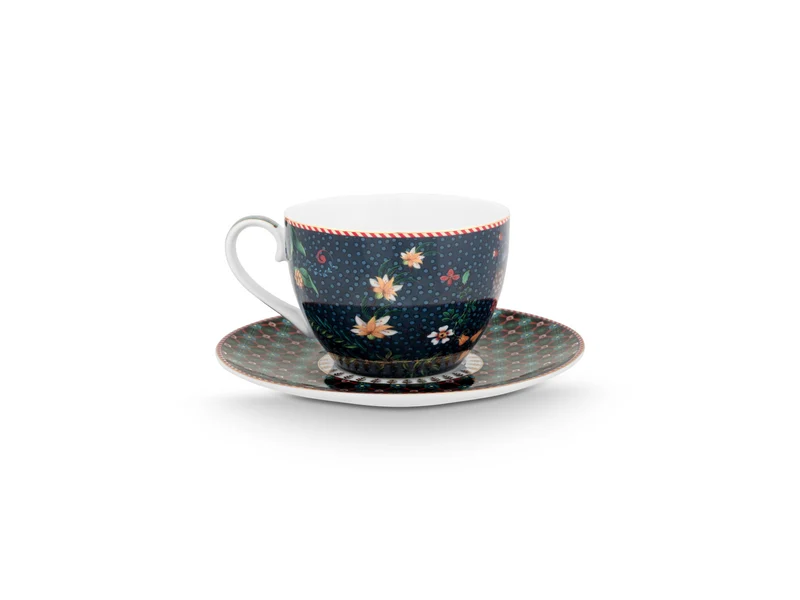 PIP STUDIO Berry Blues Kaffeetasse m.U. blau 280ml
