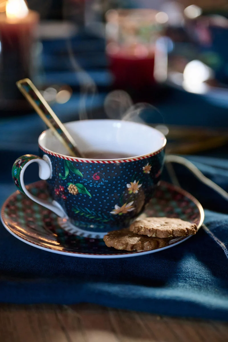 PIP STUDIO Berry Blues Kaffeetasse m.U. blau 280ml
