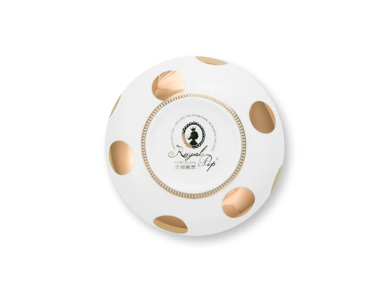 PIP STUDIO Dot Delight Bowl weiß-gold 15cm