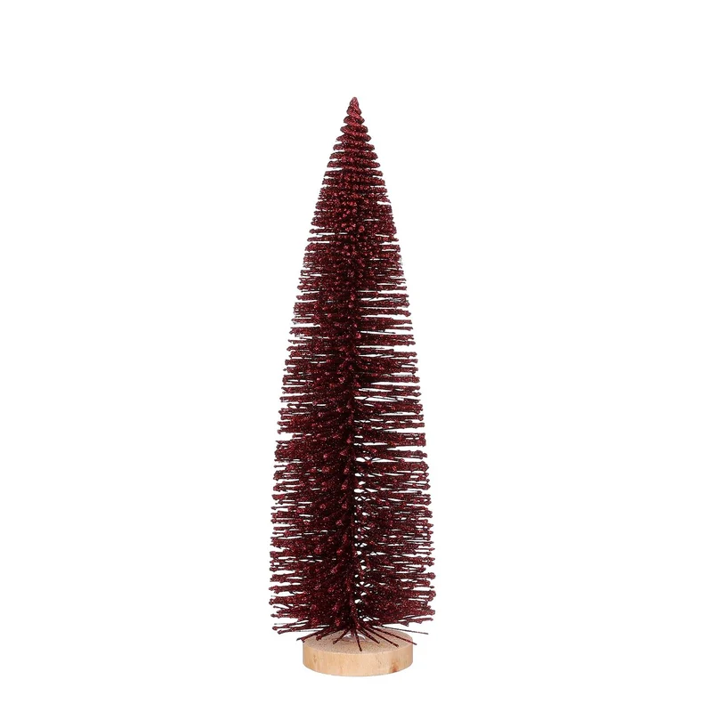 Baum, dunkelrot - H40 x D12 cm
