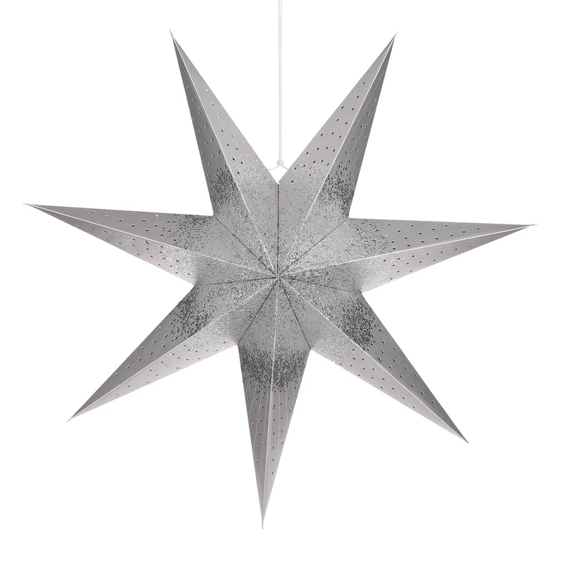 Sternanhänger Silber - H23 x D75 cm