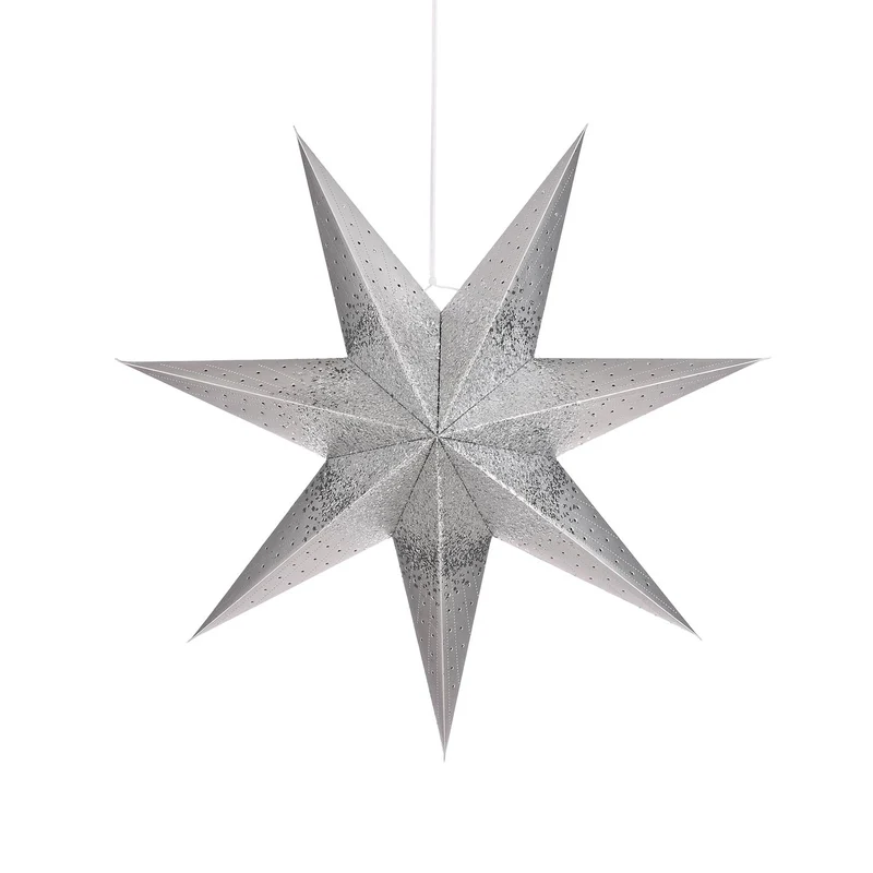 Sternanhänger Silber - H18 x D60 cm