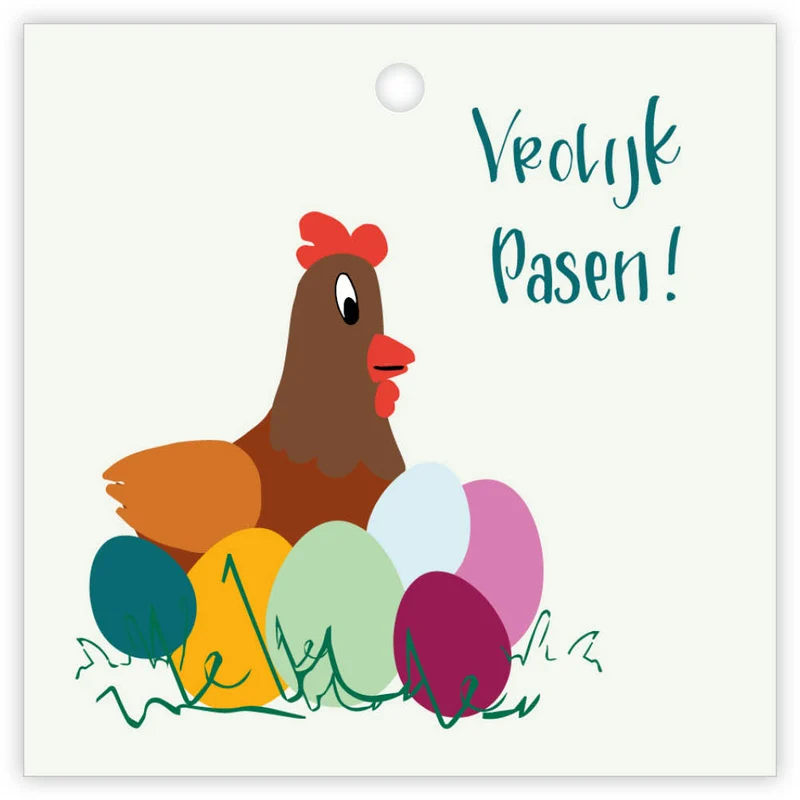 Display mit 60 Geschenkkarten in 5 Motiven zum Thema „Ostern“