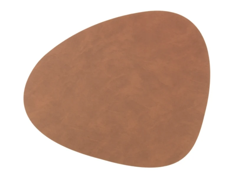 LIND DNA NUPO Tischset Curve L brown 37 x 44 cm