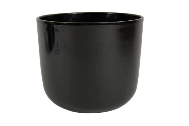Topf Boule schwarz glänzend 28cm
