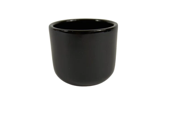 Topf Boule schwarz glänzend 7cm