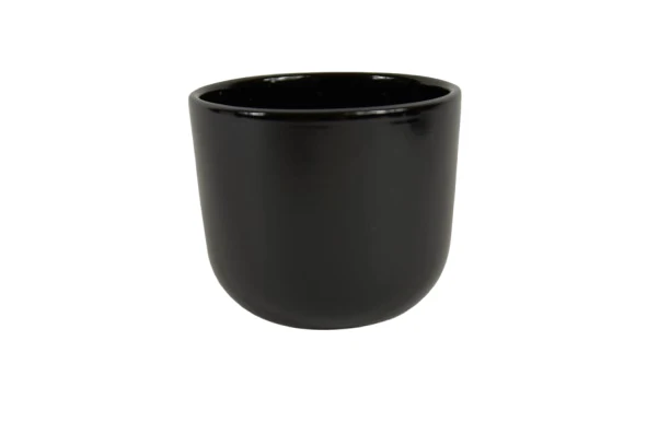Topf Boule schwarz glänzend 10cm