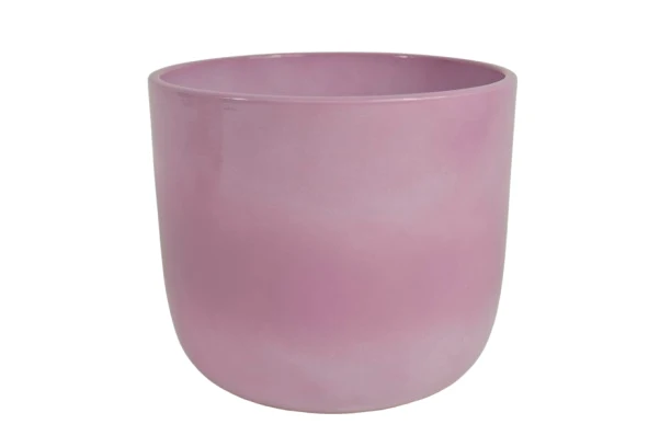 Topf Boule altrosa glänzend 22cm