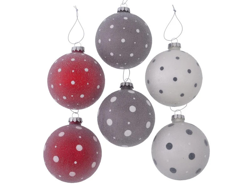 Boltze Judy Weihnachtskugel mehrf. sortiert 8cm (1 Stück)
