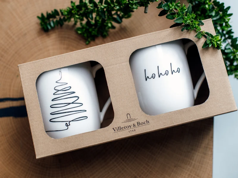 Villeroy & Boch Statement Henkelbecher Baum XMAS 0,29l Set 2tlg