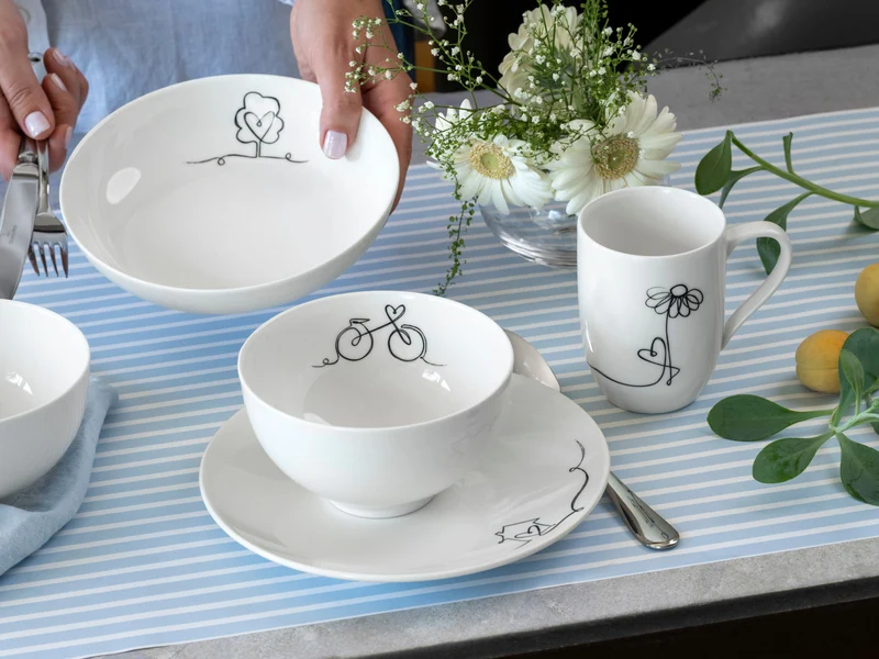 Villeroy & Boch Statement Lines Frühstücksteller Family 21cm