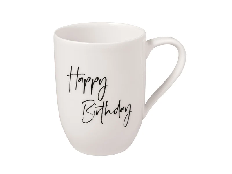 Villeroy & Boch Statement Henkelbecher Happy Birthday 0,29l Set 2tlg