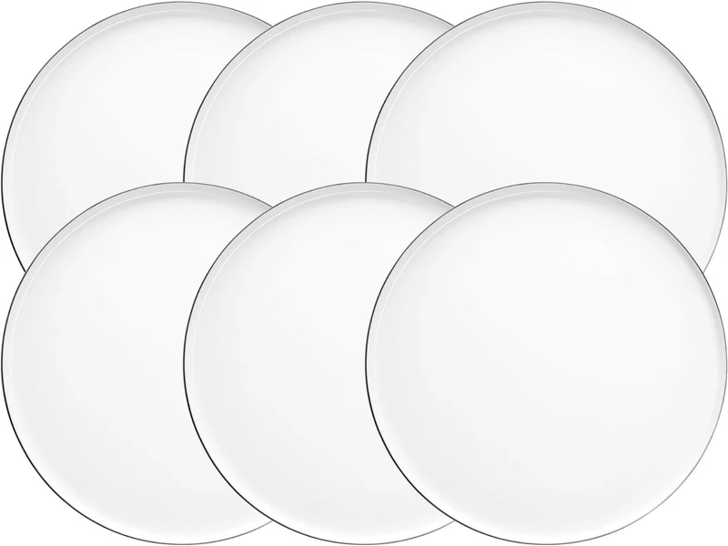 ASA Selection à table ligne noire oco Dessertteller m. Rand 21cm Set6