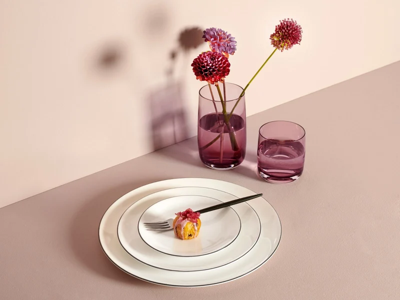 ASA Selection à table ligne noire Dessertteller 14,5cm Set6