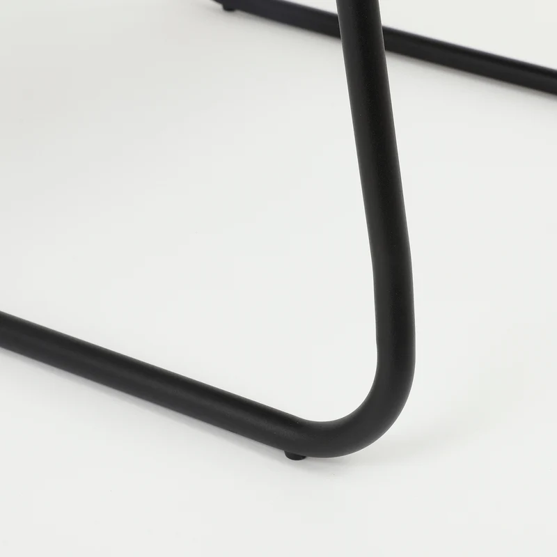 Glasschilderij Ø50cm Buffel ''Zwart''