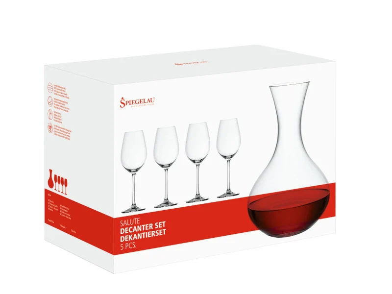 Spiegelau Salute Dekantier Set 5tlg. (4720195) NEU
