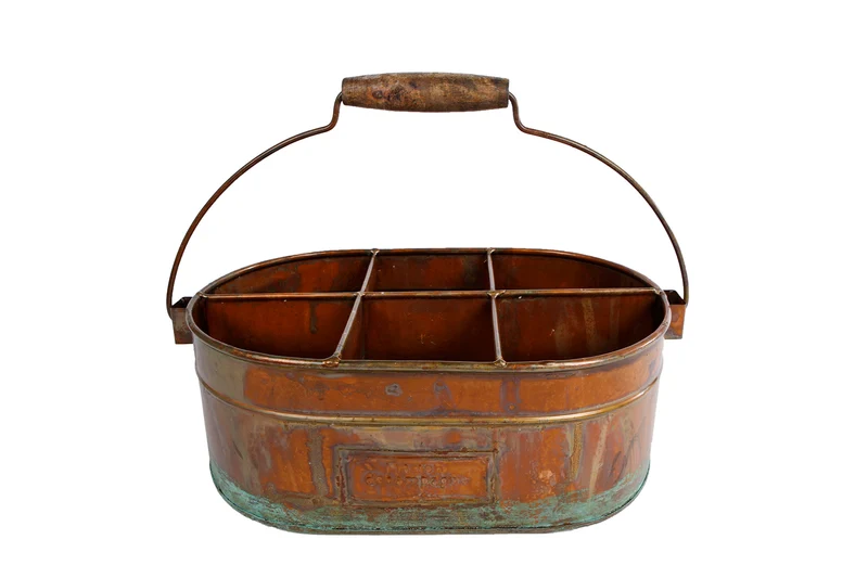 Milan Topf rund mit Untertasse ocker 3er Set - h26xd31,5cm
