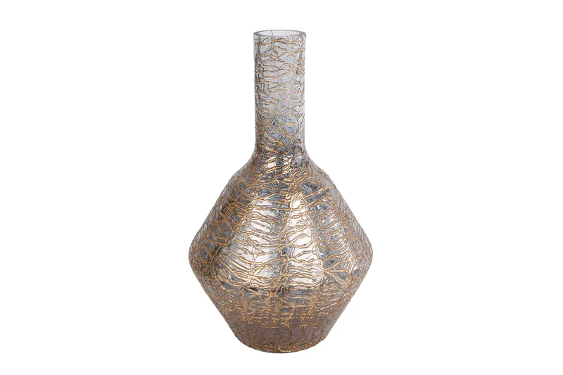 Vase "Ted" S schwarzes Glas 6.5x6.5x10cm