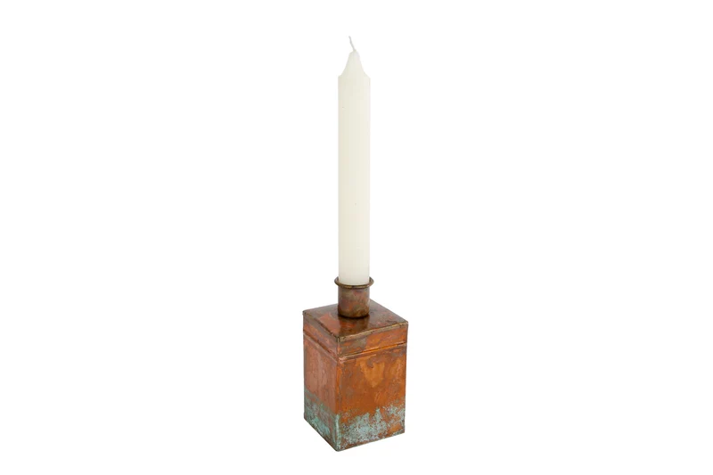 Karaffe mit Stopfen "Thomas" L klar/gold Glas/Metall 7x7x33cm
