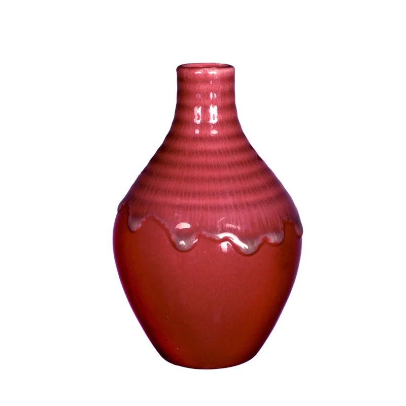 Tischvase Amy Ø7,5 x H.12 cm rosa