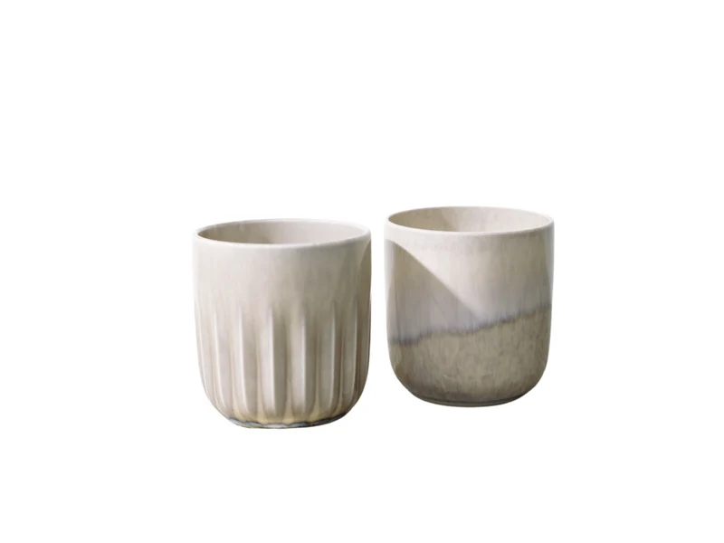 like. by Villeroy & Boch Perlemor Sand Becher Set 2tlg.