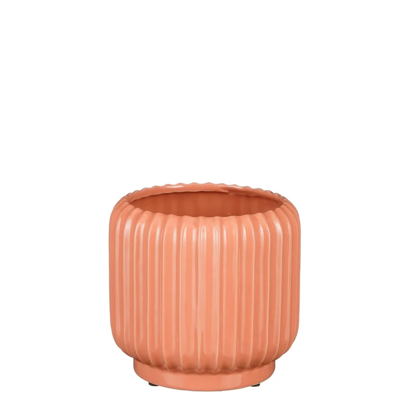 Prizzi Topf rund rosa - h18.5xd19cm
