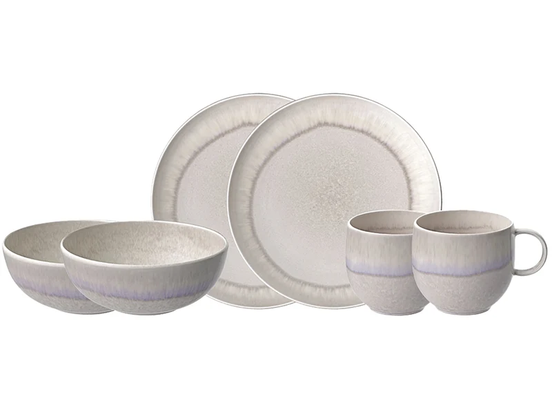 like. by Villeroy & Boch Perlemor Sand Frühstückset 6tlg