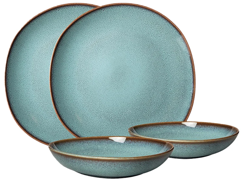 like. by Villeroy & Boch Lave glace Tafelset 4tlg