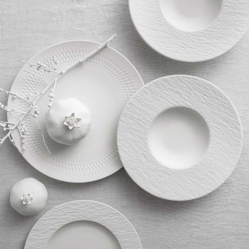 Villeroy & Boch Manufacture Rock blanc Tellerset 6tlg