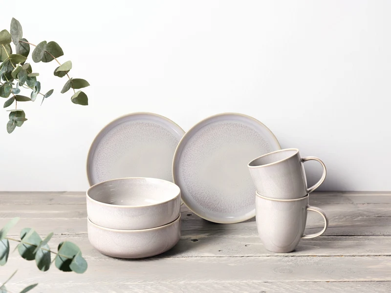like. by Villeroy & Boch Crafted Cotton Becher mit Henkel 0,35l Set6