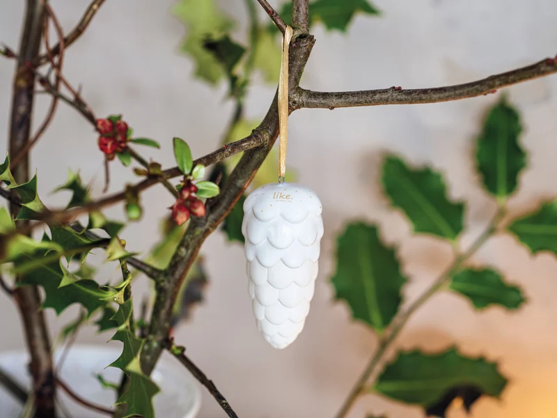 Villeroy & Boch Winter Glow Ornament Tannenzapfen 9cm