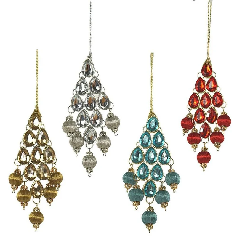 Anhänger Bling Diamant 6 x 1 x 21 cm 4-fach sortiert