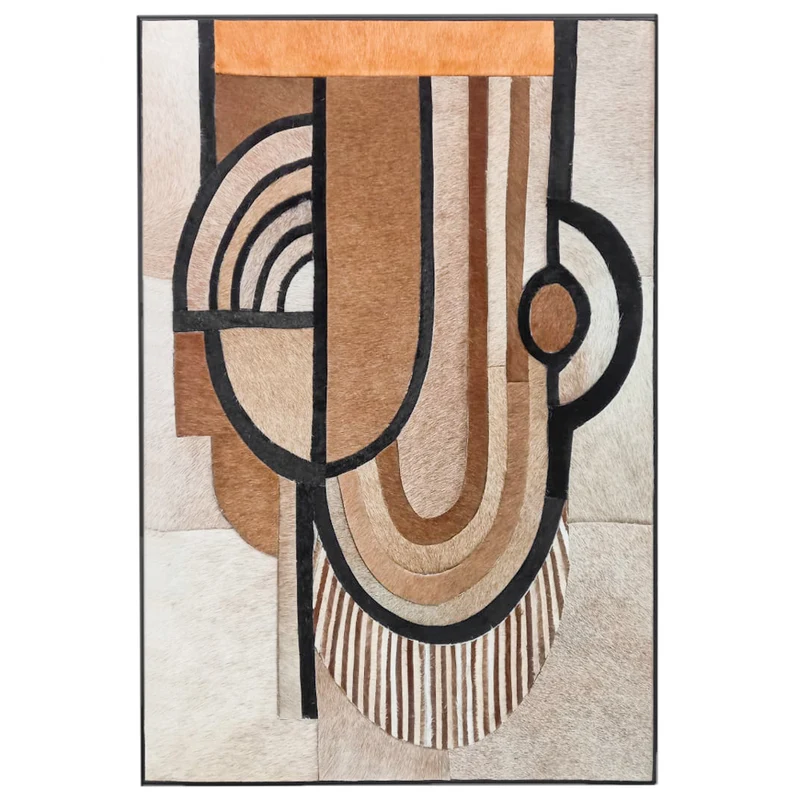 Abstraktes Gemälde auf Leinwand, 52x77x2cm