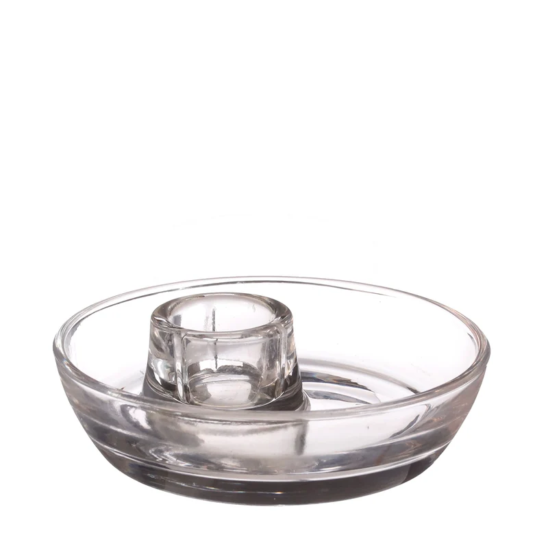 Kerzenhalter Mila Ø9,8 x H 3 cm klar