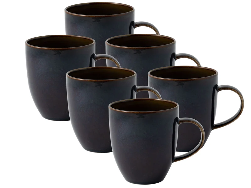 like. by Villeroy & Boch Crafted Denim Becher mit Henkel 0,35l Set6