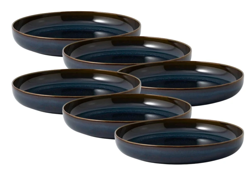 like. by Villeroy & Boch Crafted Denim Tiefer Teller 21,5cm Set6
