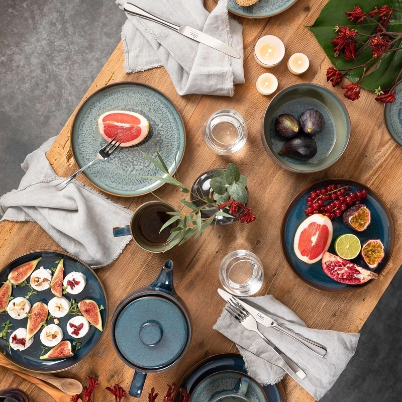 like. by Villeroy & Boch Crafted Denim Tiefer Teller 21,5cm Set6