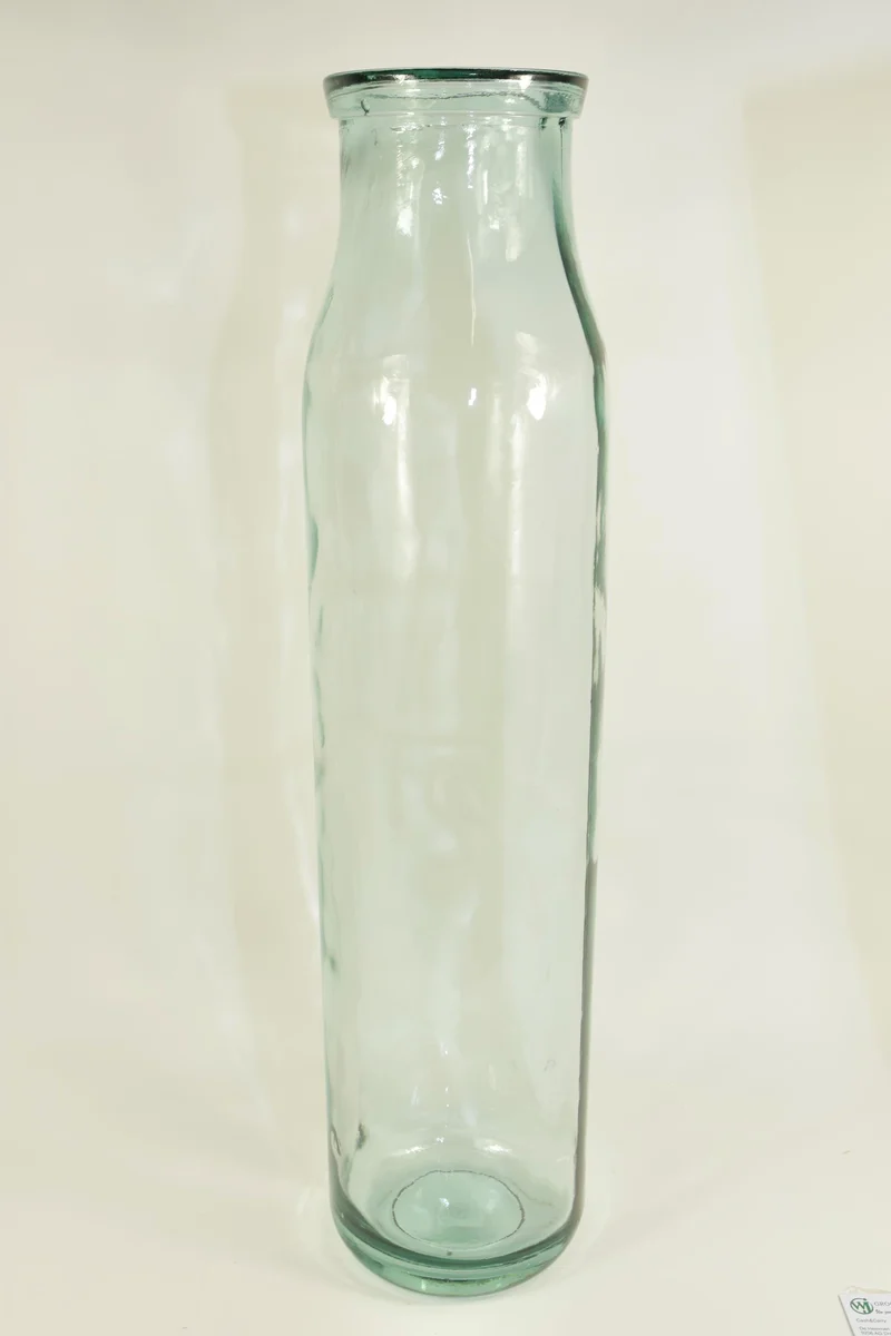 Vase Dahlya aus klarem Recyclingglas D18 H75cm