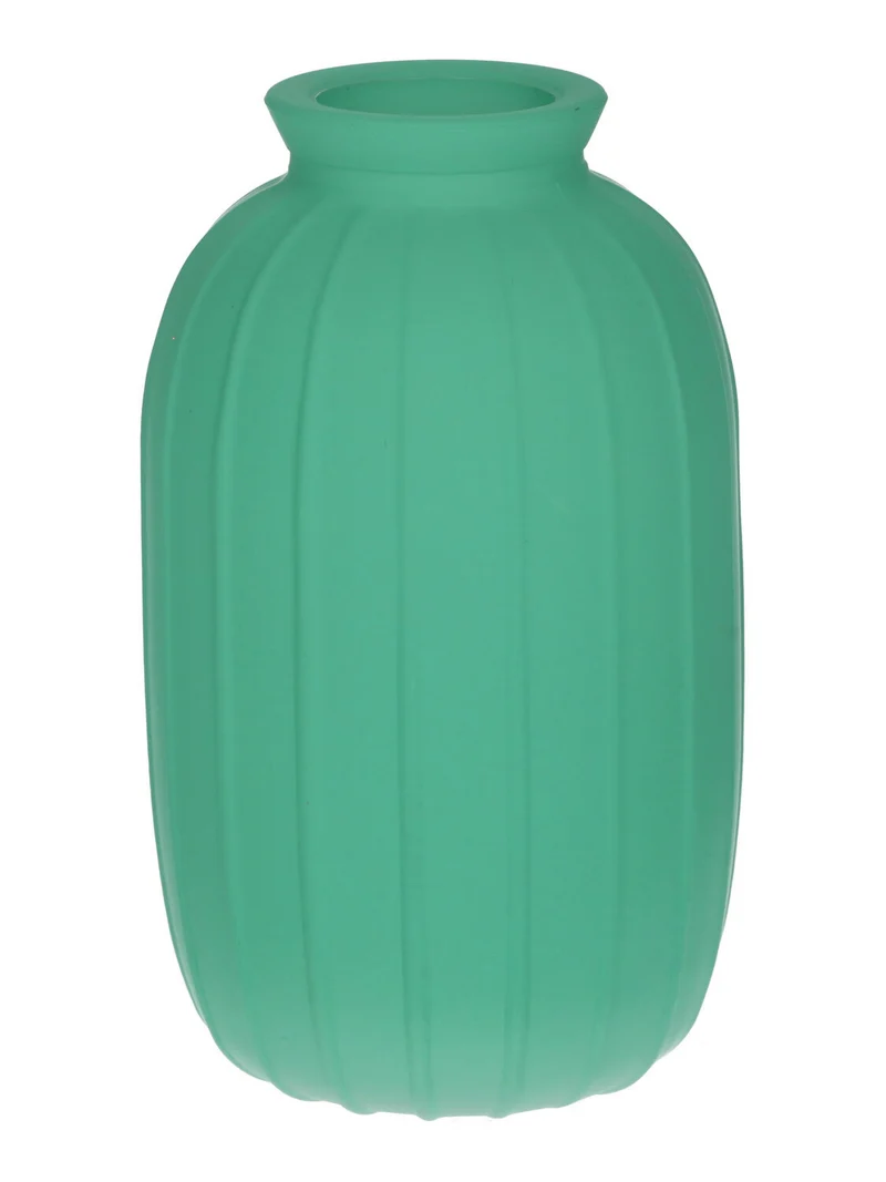 Glasflasche Carmen d4/7xh12 türkis matt