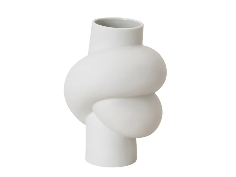 Rosenthal Node Weiss matt Vase 14 cm