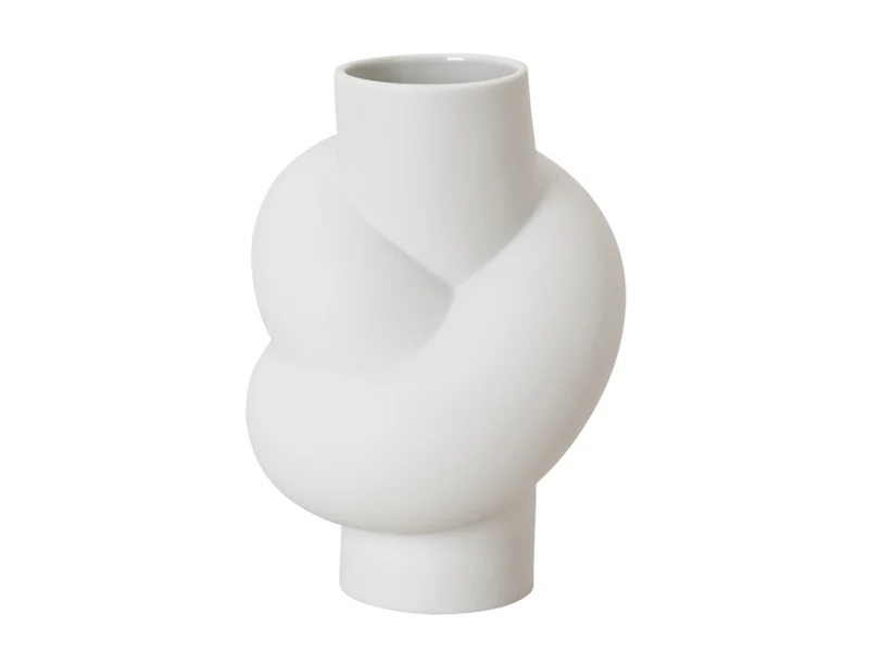Rosenthal Node Weiss matt Vase 14 cm