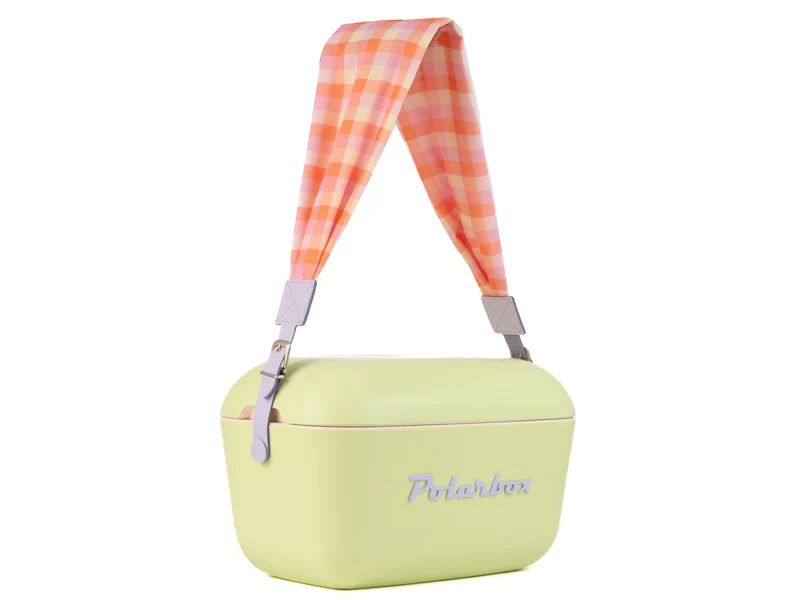 Polarbox Prinkstyle Strap Vichy Check Lilac 91cm